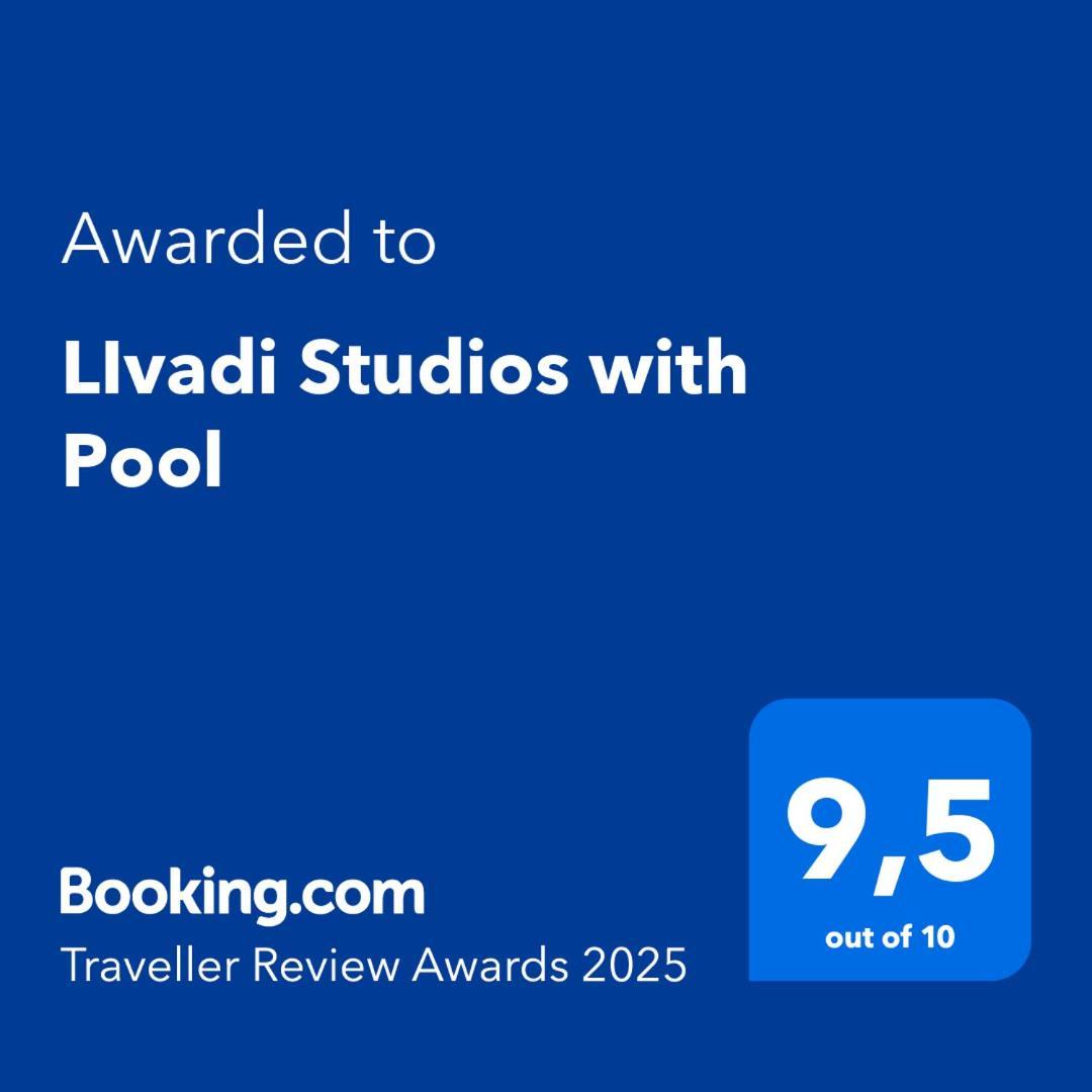 Livadi Studios With Pool 락카 외부 사진